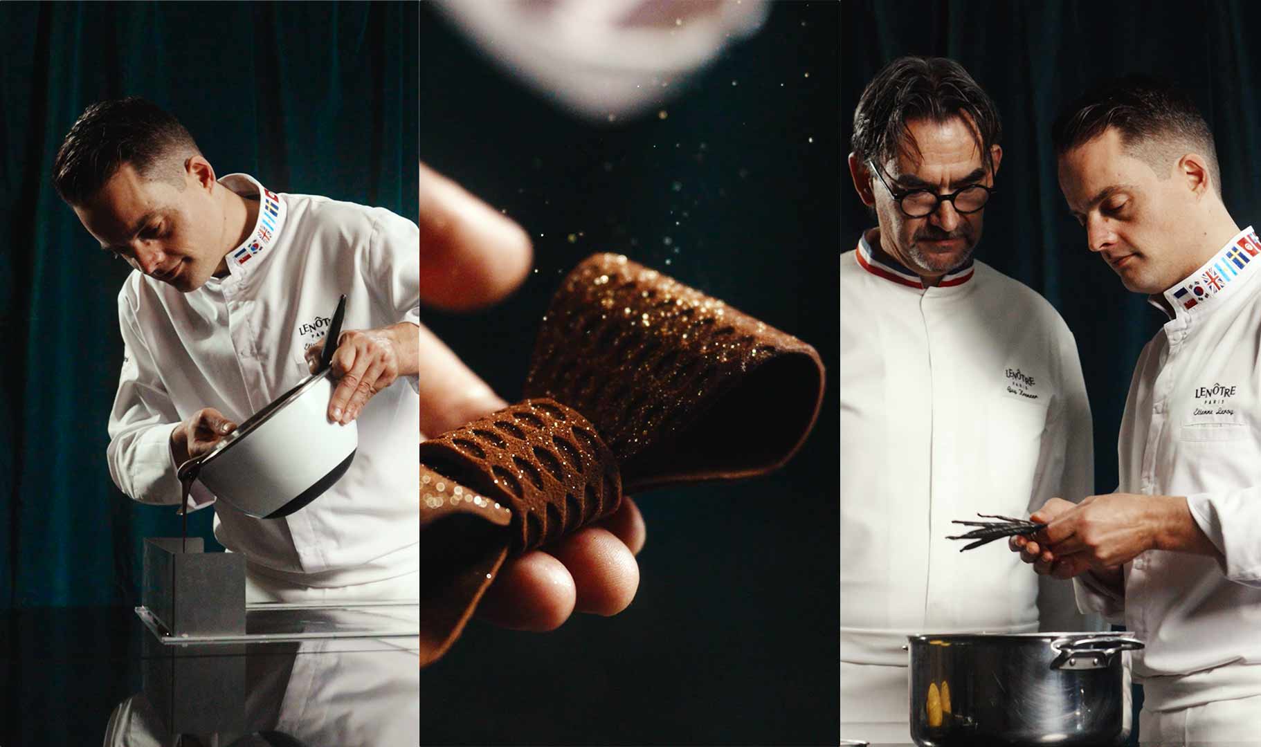 Maison Lenôtre Bûche signature Gemmes Lenôtre