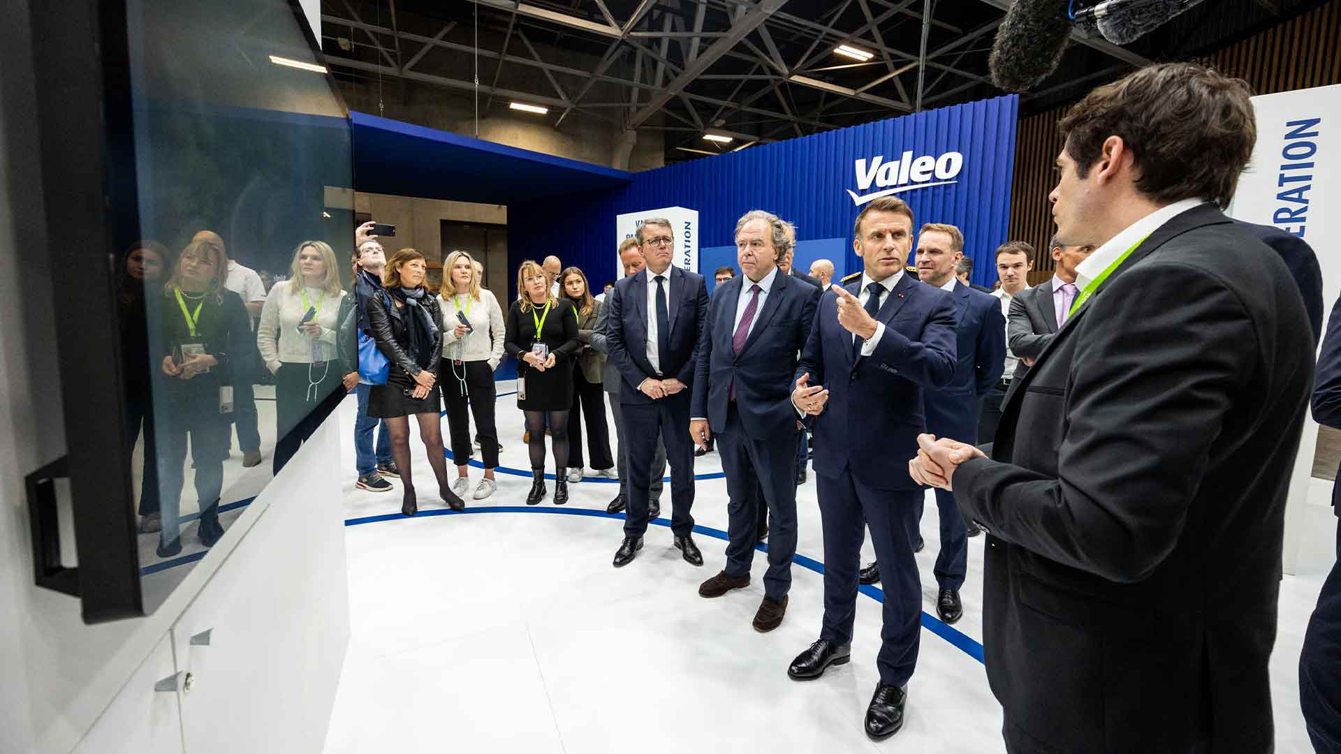 Reportage photo événementiel Mondial de l'Auto Valeo agence photo Paris Couloir 3